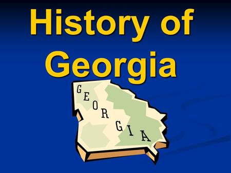 History of Georgia.