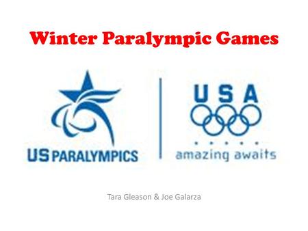 Winter Paralympic Games