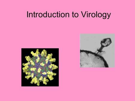 Introduction to Virology