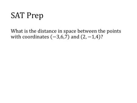 SAT Prep. Basic Differentiation Rules and Rates of Change Find the derivative of a function using the Constant Rule Find the derivative of a function.