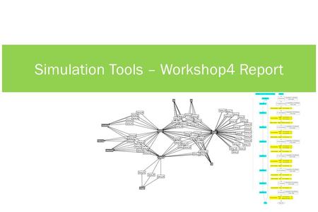 IBP Simulation Tools Workshop Wageningen, June 2 nd 2011 1 Simulation Tools – Workshop4 Report.