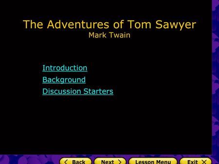 The Adventures of Tom Sawyer Mark Twain