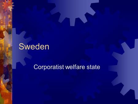 Corporatist welfare state