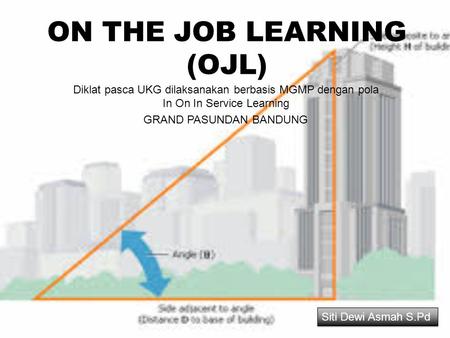 ON THE JOB LEARNING (OJL)