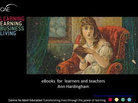 EBooks for learners and teachers Ann Hardingham