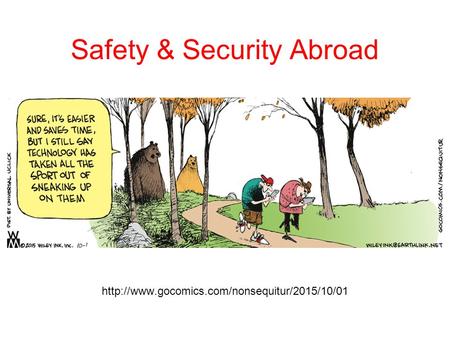 Safety & Security Abroad