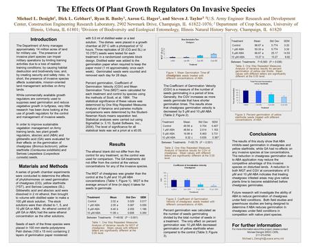 The Coefficient of Germination Velocity (CGV) is a measure of the number of seeds germinating in a period of time. Generally, the CGV increases as more.