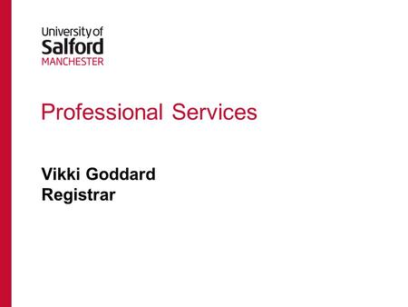 Professional Services