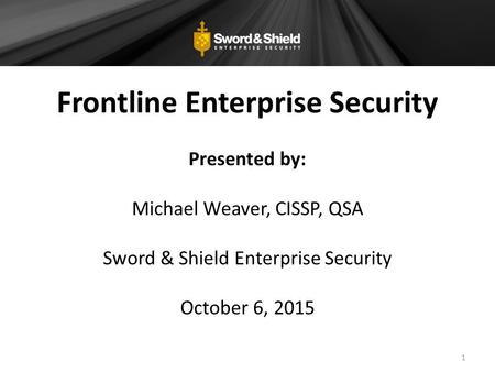 Frontline Enterprise Security