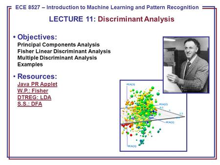 Discriminant Analysis