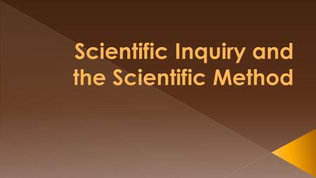 Science Science is  The process of trying to understand the world  A way of knowing, thinking and learning  Based on observation and experimentation.