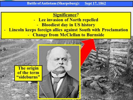 Lee invasion of North repelled Bloodiest day in US history