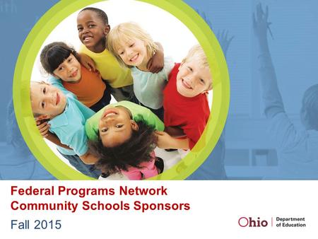 Federal Programs Network Community Schools Sponsors Fall 2015.