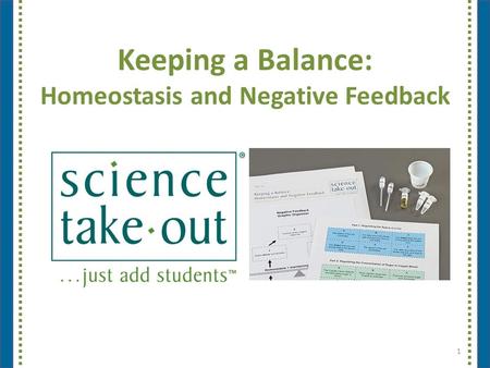 Keeping a Balance: Homeostasis and Negative Feedback