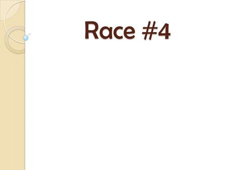 Race #4. 1) The Colonists and British Parliament disagreed over how the colonists should be _______________.