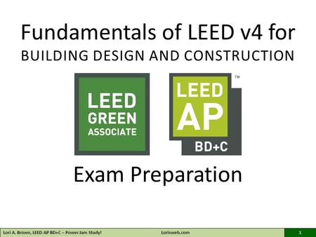 Fundamentals of LEED v4 for