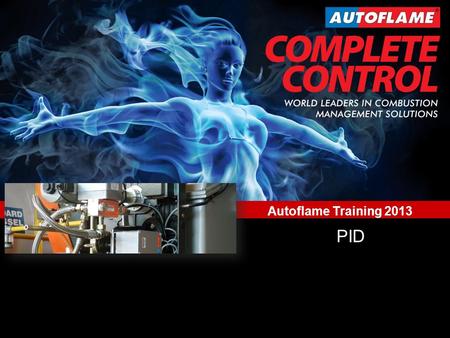 World Leaders in Combustion Management Solutions Training School 2013 www.autoflame.com Autoflame Training 2013 PID.