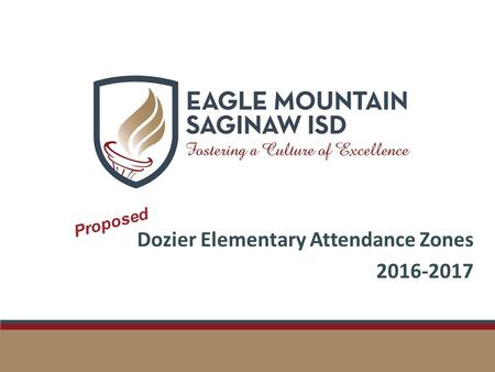 Dozier Elementary Attendance Zones