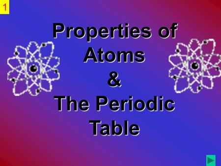 Properties of Atoms & The Periodic Table 1. Examine the structure of the atom in terms of 1.proton, electron, and neutron locations. 2.atomic mass and.