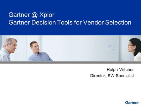 Decision Tools for Vendor Selection