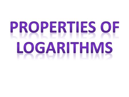 You’ve gotten good at solving exponential equations with logs… … but how would you handle something like this?