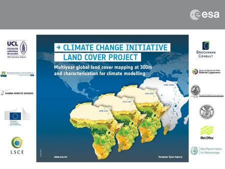 ESA CCI-LC | Slide 1 ESA UNCLASSIFIED – For Official Use.