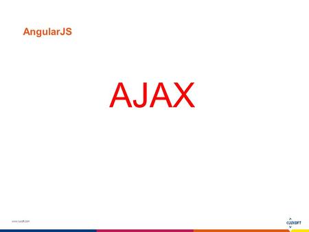 AngularJS AJAX.