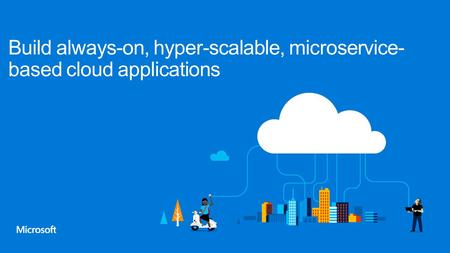 The microservices approach Scales by cloning the app on multiple servers/VMs/Containers Monolithic application approach Microservices application.