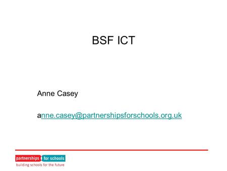 BSF ICT Anne Casey