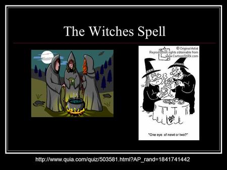 The Witches Spell