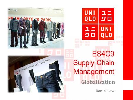 ES4C9 Supply Chain Management