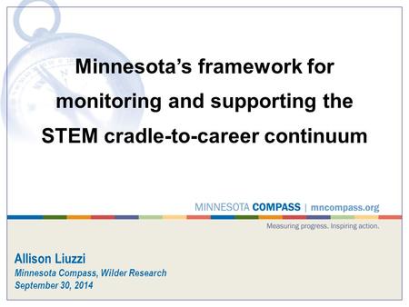 Minnesota’s framework for monitoring and supporting the