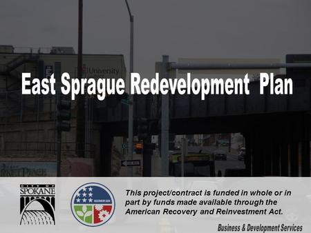 This project/contract is funded in whole or in part by funds made available through the American Recovery and Reinvestment Act.