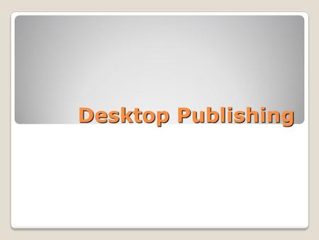 Desktop Publishing. Using Columns The Columns feature is located on the Page-Layout tab and is used to divide a Word document into two or more columns.