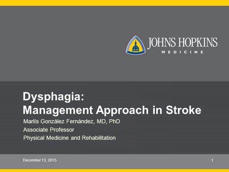 Dysphagia: Management Approach in Stroke