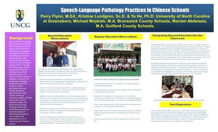 Background Integrating Special Education into the Classroom Special Education Observations Regular Education Observations Perry Flynn, M.Ed., Kristine.