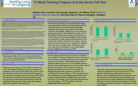 INTODUCTION: The Senior Fitt Test is a tool used by many to study the functional fitness of older individuals. It assesses the physiological capability.