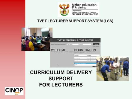 TVET LECTURER SUPPORT SYSTEM (LSS)