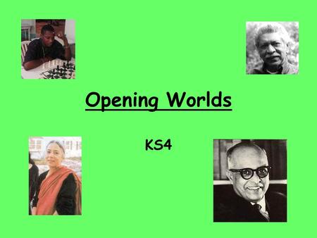 Opening Worlds KS4 Sample GCSE (Unit 2) Questions Compare the presentation of poverty and its effects in two short stories of your choice. Compare and.