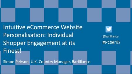 of in-house marketers agree that website personalisation is critical to current and future success of marketers invest in website.