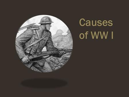 Causes of WW I. Rivals for Colonies  Imperialism = The desire of countries to build world-wide empires. Created intense rivalry among European powers.