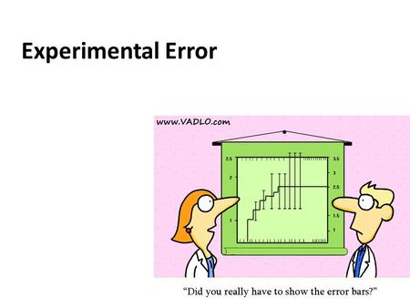 Experimental Error.