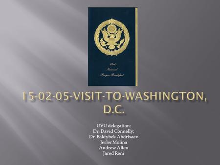 VISIT-TO-WASHINGTON, D.C.