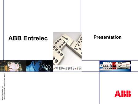 ABB Entrelec Presentation.