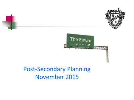 Post-Secondary Planning