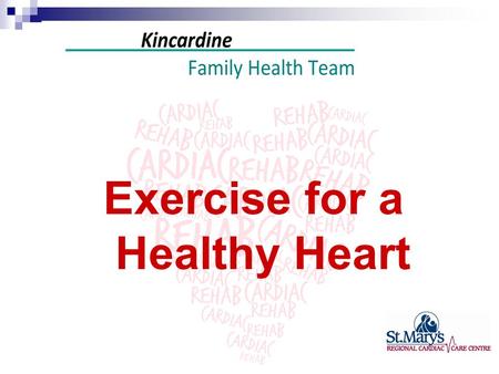 Exercise for a Healthy Heart