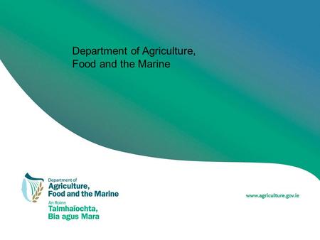 Department of Agriculture, Food and the Marine. Organic Sector Department of Agriculture, Food & the Marine regulates the sector in Ireland 5 private.