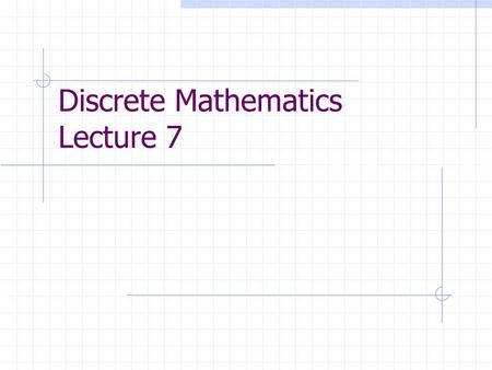 Discrete Mathematics Lecture 7. 2 Analysis of Algorithms Analyzing an algorithm Time complexity Space complexity Time complexity Running time needed by.