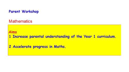 Number bonds to 10 Number bonds to 20 Counting in 2s 5s 10s.