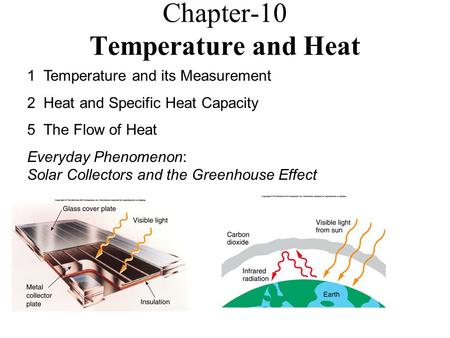 Chapter-10 Temperature and Heat